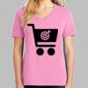 Ladies Core Cotton V Neck Tee Thumbnail