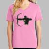 Ladies Core Cotton V Neck Tee Thumbnail