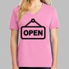 Ladies Core Cotton V Neck Tee Thumbnail
