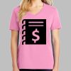 Ladies Core Cotton V Neck Tee Thumbnail