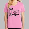 Ladies Core Cotton V Neck Tee Thumbnail
