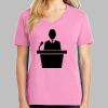 Ladies Core Cotton V Neck Tee Thumbnail