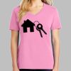 Ladies Core Cotton V Neck Tee Thumbnail