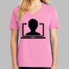 Ladies Core Cotton V Neck Tee Thumbnail