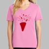 Ladies Core Cotton V Neck Tee Thumbnail