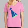 Ladies Core Cotton V Neck Tee Thumbnail