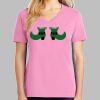 Ladies Core Cotton V Neck Tee Thumbnail