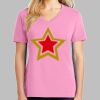 Ladies Core Cotton V Neck Tee Thumbnail
