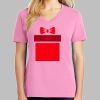 Ladies Core Cotton V Neck Tee Thumbnail
