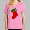 Ladies Core Cotton V Neck Tee Thumbnail
