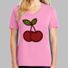 Ladies Core Cotton V Neck Tee Thumbnail