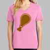 Ladies Core Cotton V Neck Tee Thumbnail