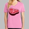 Ladies Core Cotton V Neck Tee Thumbnail