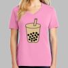 Ladies Core Cotton V Neck Tee Thumbnail