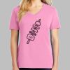 Ladies Core Cotton V Neck Tee Thumbnail
