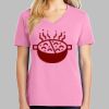 Ladies Core Cotton V Neck Tee Thumbnail