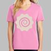 Ladies Core Cotton V Neck Tee Thumbnail