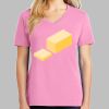 Ladies Core Cotton V Neck Tee Thumbnail