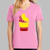 Ladies Core Cotton V Neck Tee Thumbnail