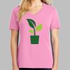 Ladies Core Cotton V Neck Tee Thumbnail