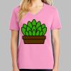 Ladies Core Cotton V Neck Tee Thumbnail