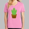 Ladies Core Cotton V Neck Tee Thumbnail