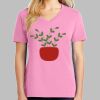 Ladies Core Cotton V Neck Tee Thumbnail