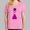 Ladies Core Cotton V Neck Tee Thumbnail