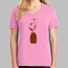 Ladies Core Cotton V Neck Tee Thumbnail