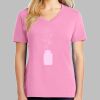 Ladies Core Cotton V Neck Tee Thumbnail