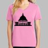 Ladies Core Cotton V Neck Tee Thumbnail