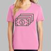 Ladies Core Cotton V Neck Tee Thumbnail