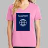 Ladies Core Cotton V Neck Tee Thumbnail