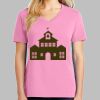 Ladies Core Cotton V Neck Tee Thumbnail