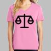 Ladies Core Cotton V Neck Tee Thumbnail