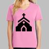Ladies Core Cotton V Neck Tee Thumbnail