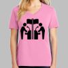 Ladies Core Cotton V Neck Tee Thumbnail