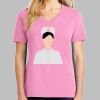 Ladies Core Cotton V Neck Tee Thumbnail