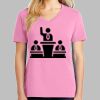 Ladies Core Cotton V Neck Tee Thumbnail