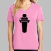Ladies Core Cotton V Neck Tee Thumbnail