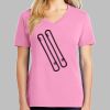 Ladies Core Cotton V Neck Tee Thumbnail