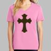 Ladies Core Cotton V Neck Tee Thumbnail