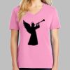 Ladies Core Cotton V Neck Tee Thumbnail