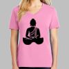 Ladies Core Cotton V Neck Tee Thumbnail