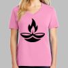 Ladies Core Cotton V Neck Tee Thumbnail