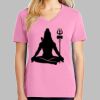 Ladies Core Cotton V Neck Tee Thumbnail