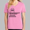 Ladies Core Cotton V Neck Tee Thumbnail
