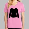 Ladies Core Cotton V Neck Tee Thumbnail