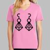 Ladies Core Cotton V Neck Tee Thumbnail