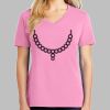Ladies Core Cotton V Neck Tee Thumbnail